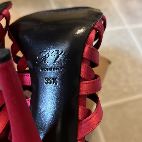 Roger Viver pink satin sandals size 35 1/2 - Picture 5 of 9